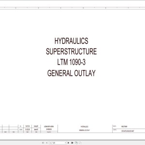 Liebherr LTM 1090-3 Z63252 Electric and Hydraulic Diagrams EN