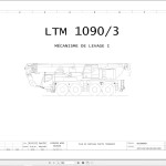 Liebherr LTM 1090-3 Z63252 Electric and Hydraulic Diagrams FR