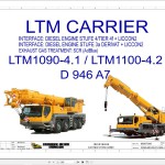 Liebherr LTM 1090-4.1 Z90250 Electric and Hydraulic Diagrams EN