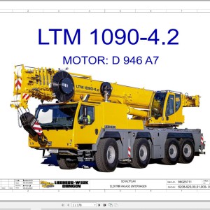 Liebherr LTM 1090-4.2 Z43900 Electric and Hydraulic Diagrams DE