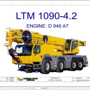 Liebherr LTM 1090-4.2 Z43900 Electric and Hydraulic Diagrams EN