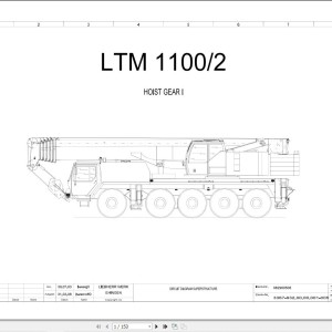 Liebherr LTM 1100-2 Z65068 Electric and Hydraulic Diagrams EN