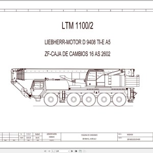 Liebherr LTM 1100-2 Z65068 Electric and Hydraulic Diagrams ES