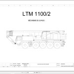 Liebherr LTM 1100-2 Z65068 Electric and Hydraulic Diagrams FR