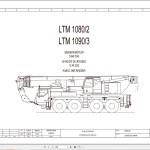 Liebherr LTM 1100-4.1 Z63345 Electric and Hydraulic Diagrams FR