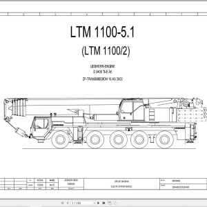 Liebherr LTM 1100-5.1 Z65530 Electric and Hydraulic Diagrams EN