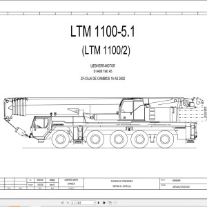 Liebherr LTM 1100-5.1 Z65530 Electric and Hydraulic Diagrams ES
