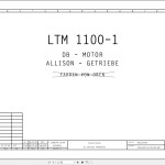 Liebherr LTM 1100 Z22541 Electric and Hydraulic Diagrams DE