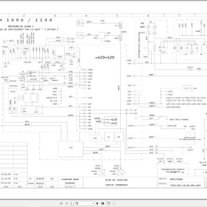 Liebherr LTM 1100 Z22541 Electric and Hydraulic Diagrams FR