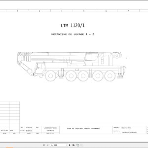 Liebherr LTM 1120-1 Z23314 Electric and Hydraulic Diagrams FR