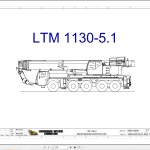 Liebherr LTM 1130-5.1 Z65970 Electric and Hydraulic Diagrams EN