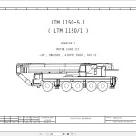 Liebherr LTM 1150-5.1 Z67197 Electric and Hydraulic Diagrams DE