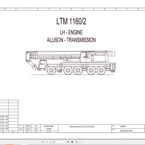 Liebherr LTM 1160-2 Z22593 Electric and Hydraulic Diagrams EN