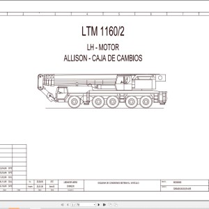 Liebherr LTM 1160-2 Z22593 Electric and Hydraulic Diagrams ES