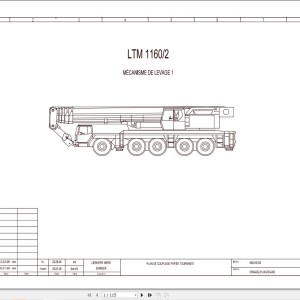 Liebherr LTM 1160-2 Z22593 Electric and Hydraulic Diagrams FR