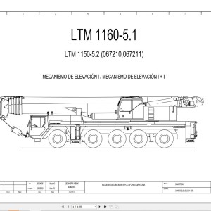 Liebherr LTM 1160-5.1 Z67216 Electric and Hydraulic Diagrams ES