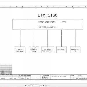 Liebherr LTM 1160 Z12171 Electric Diagrams DE