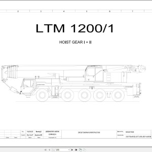 Liebherr LTM 1200-1 Z70130 Electric and Hydraulic Diagrams EN