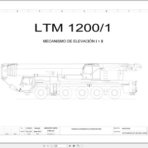 Liebherr LTM 1200-1 Z70130 Electric and Hydraulic Diagrams ES