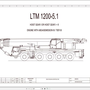 Liebherr LTM 1200-5.1 Z69507 Electric and Hydraulic Diagrams EN
