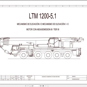 Liebherr LTM 1200-5.1 Z69507 Electric and Hydraulic Diagrams ES