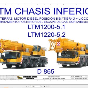 Liebherr LTM 1200-5.1 Z93457 Electric and Hydraulic Diagrams ES