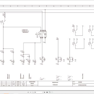 Liebherr LTM 1200 Z16124 Electric and Hydraulic Diagrams DE