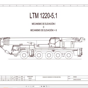 Liebherr LTM 1220-1 Z70204 Electric and Hydraulic Diagrams ES