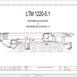 Liebherr LTM 1220-5.1 Z70223 Electric and Hydraulic Diagrams ES