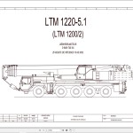 Liebherr LTM 1220-5.1 Z70223 Electric and Hydraulic Diagrams FR