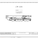 Liebherr LTM 1225 Z70006 Electric and Hydraulic Diagrams DE