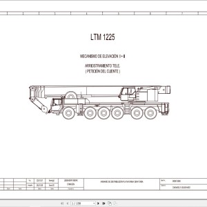 Liebherr LTM 1225 Z70006 Electric and Hydraulic Diagrams ES