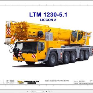 Liebherr LTM 1230-5.1 Z94051 Electric and Hydraulic Diagrams ES