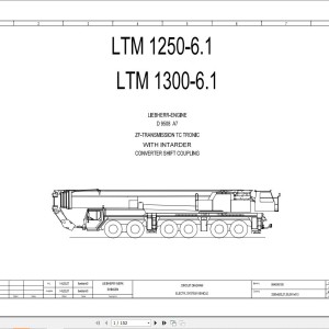 Liebherr LTM 1250-6.1 Z70720 Electric and Hydraulic Diagrams EN