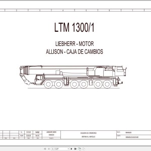 Liebherr LTM 1300-1 Z71142 Electric and Hydraulic Diagrams ES