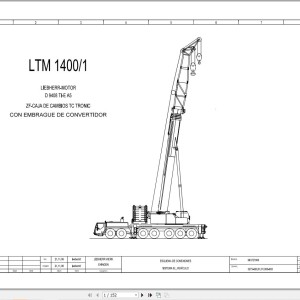 Liebherr LTM 1400-1 Z72005 Electric and Hydraulic Diagrams ES