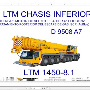 Liebherr LTM 1450-8.1 Z72539 Electric and Hydraulic Diagrams ES