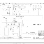 Liebherr LTM 1800 Z14232 Electric and Hydraulic Diagrams DE