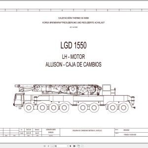 Liebherr LTMG 1800 Z73702 Electric and Hydraulic Diagrams ES
