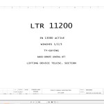 Liebherr LTR 11200 Z97562 Electric and Hydraulic Diagrams EN