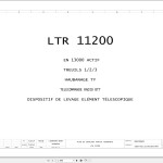 Liebherr LTR 11200 Z97562 Electric and Hydraulic Diagrams FR