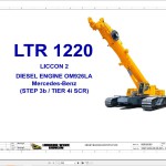 Liebherr LTR 1220 Z96503 Electric and Hydraulic Diagrams EN