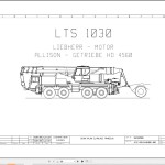 Liebherr LTS 1030 Z77051 Electric and Hydraulic Diagrams DE