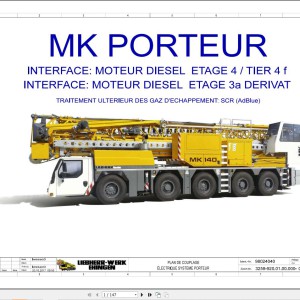 Liebherr MK 140 Z77473 Electric and Hydraulic Diagrams FR