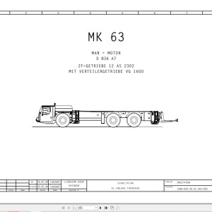 Liebherr MK 63 Z76505 Electric and Hydraulic Diagrams DE