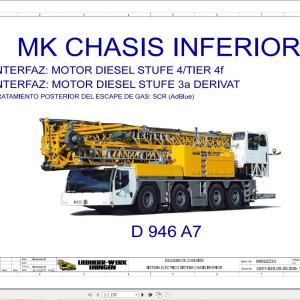 Liebherr MK 88 Z76588 Electric and Hydraulic Diagrams ES