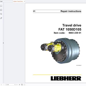 Liebherr FAT 1050D105 Repair Instructions 969323901 2015