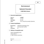 Liebherr A922 Rail Litronic Service Manual 12254862 09.2021