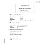 Liebherr A924 Rail Litronic Service Manual 12254860 09.2021