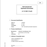 Liebherr LH110M LH110C Service Manual 12224829 04.2021